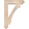 Ekena Millwork Imperial Arts and Crafts Smooth Bracket w/ Offset Brace, Douglas Fir, 7 1/2"W x 30"D x 42"H BKT0806X30X42IMP03SDF - alternate 4